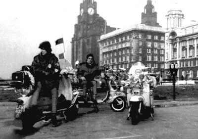 Chester Mods: Dave Froggott & Russ at Pier Head 1966